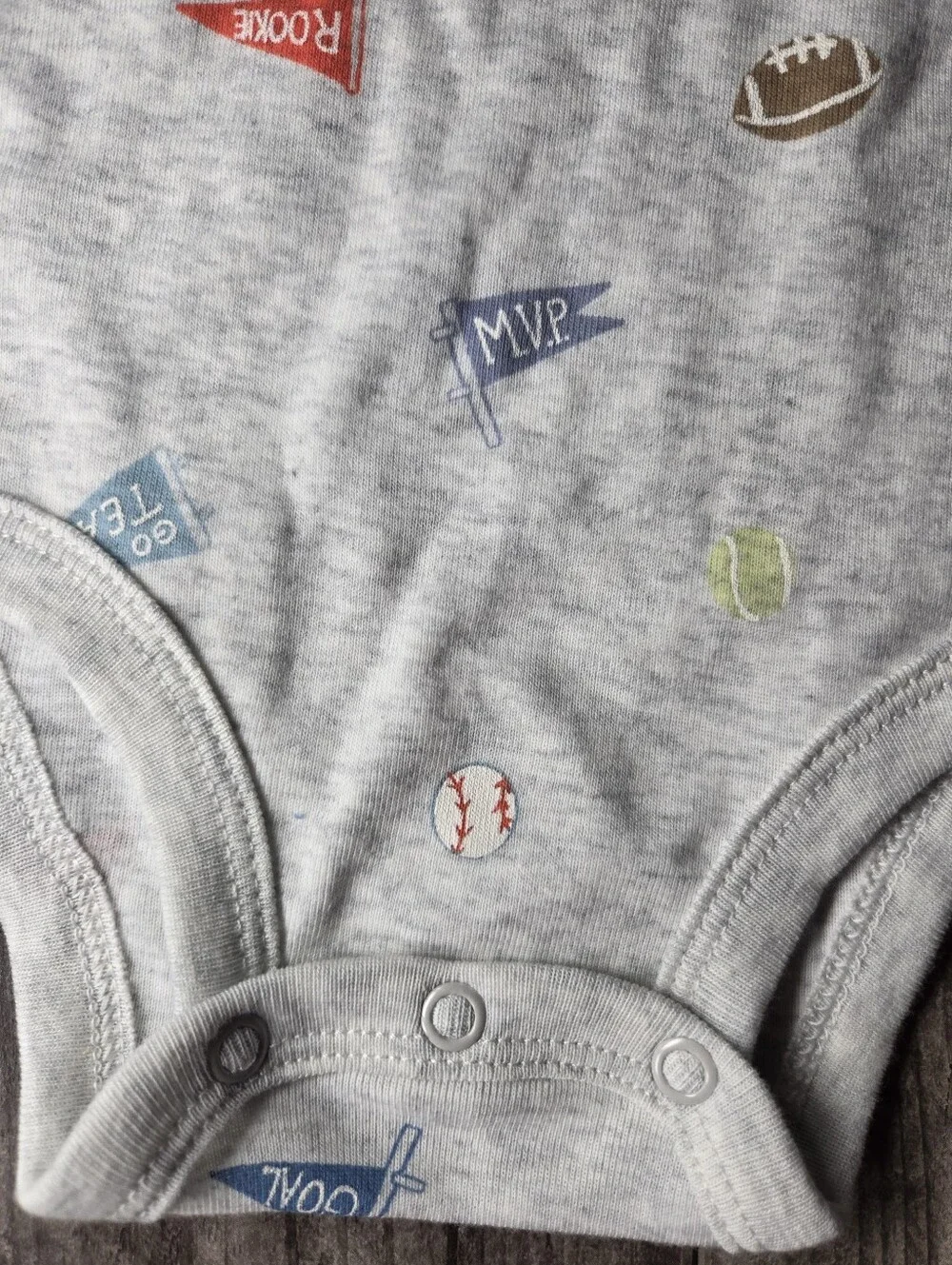 NWT Carter’s Baby Boy 3pc Outfit Set Blue Tee & Gray Bodysuit Size 9m